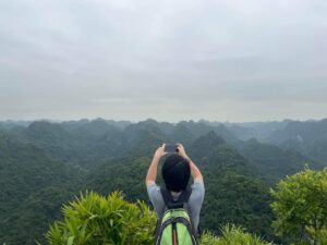 Check in Ngu Lam Peak