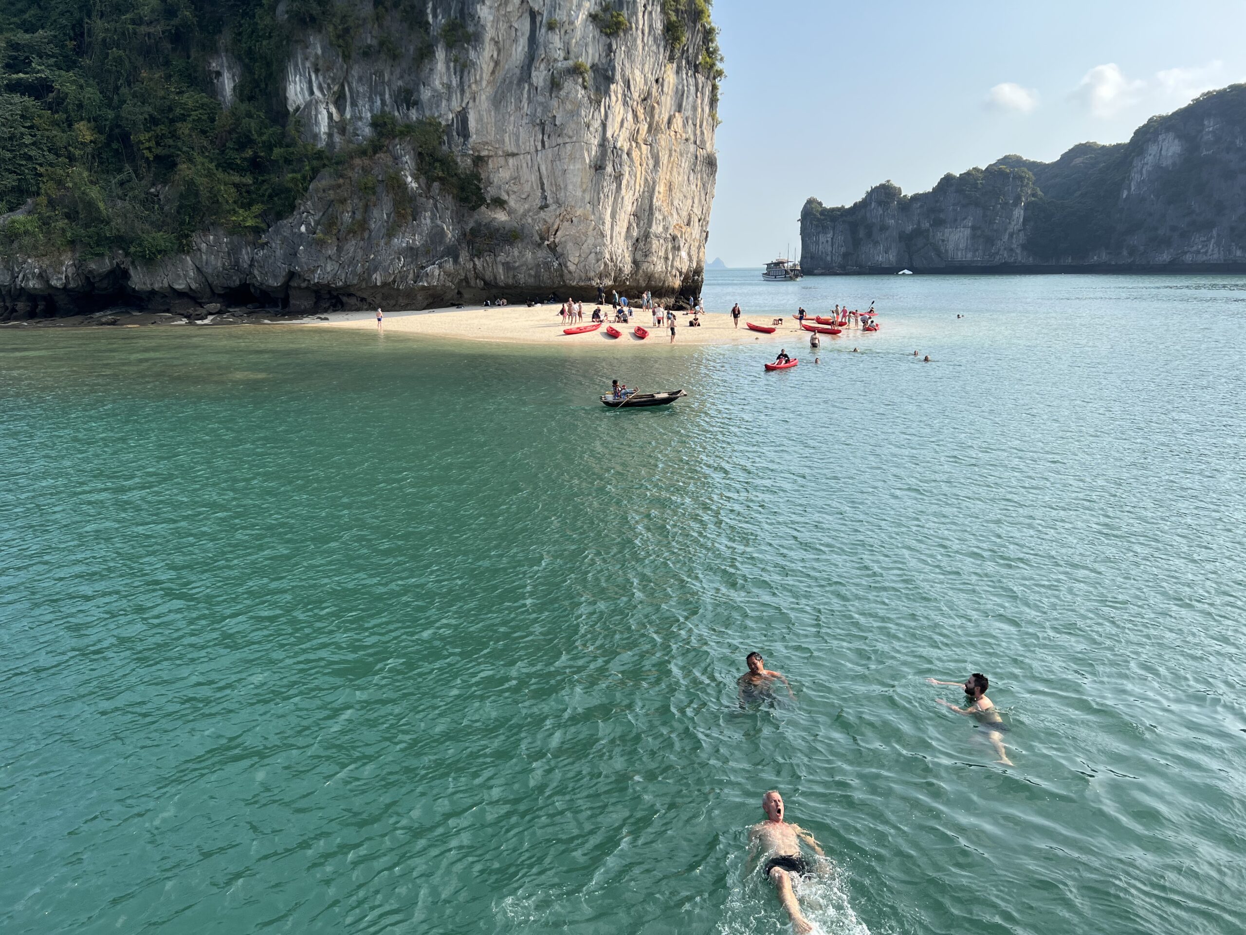 Swimming in Lan Ha Bay